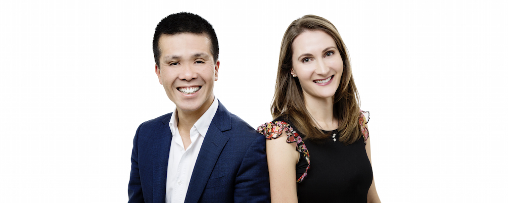 Dr Jennifer Leung and Dr Bernard Leung back to back image